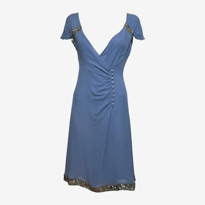Valentino S/S 2006 Silk Jersey Beaded Dress