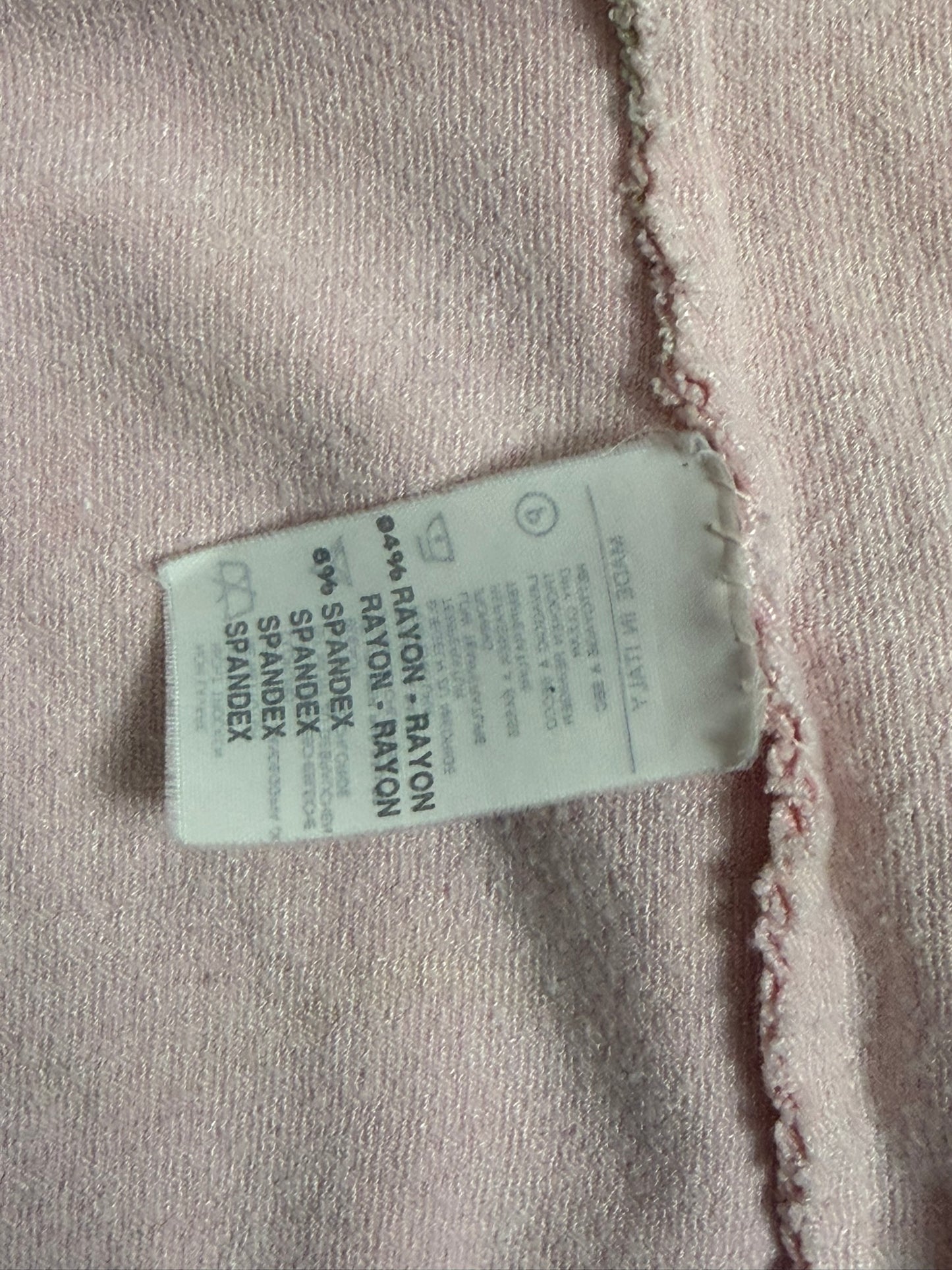 Blumarine F/W 1999 Pink Fur-Trim Cardigan and Floral Chiffon Skirt Ensemble