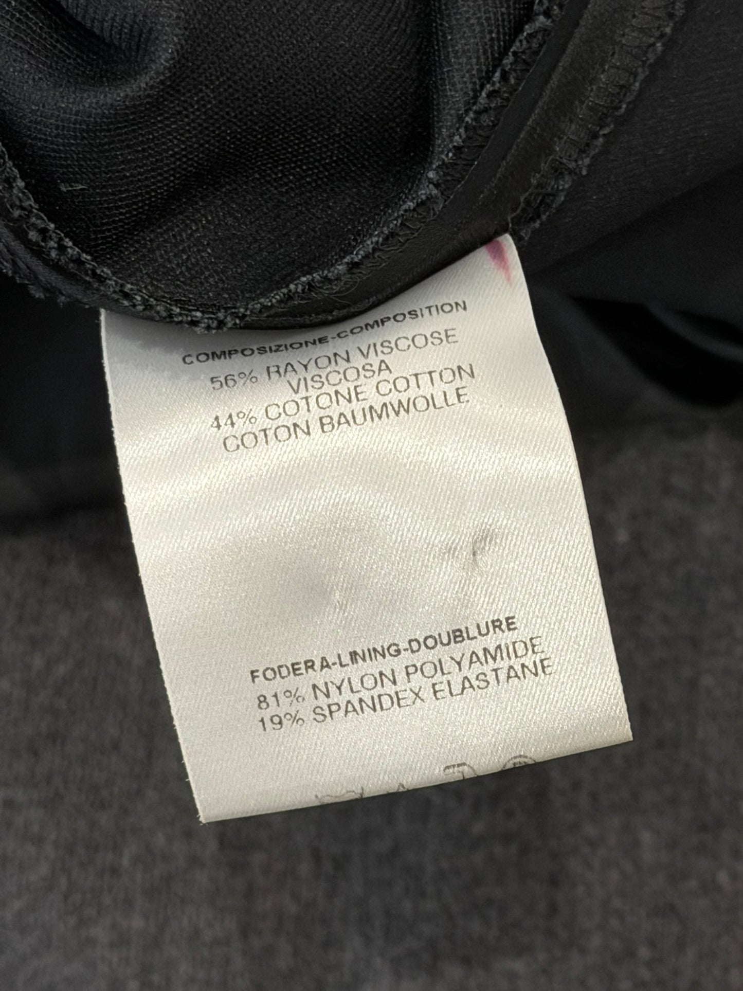 Gucci by Tom Ford S/S 2001 Corset Strapless Black Satin Midi Dress