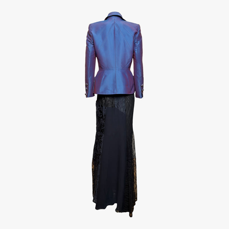 Black maxi skirt from Christian Lacroix S/S 1997 ensemble