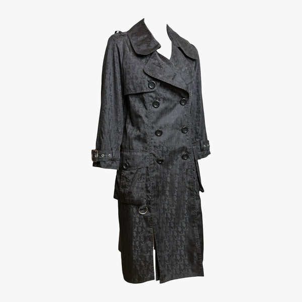 Christian Dior F/W 2005 Monogram Jacquard Trench Coat