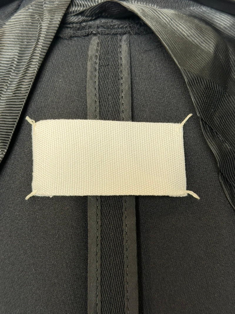 Charcoal deconstructed blazer by Maison Martin Margiela, back view