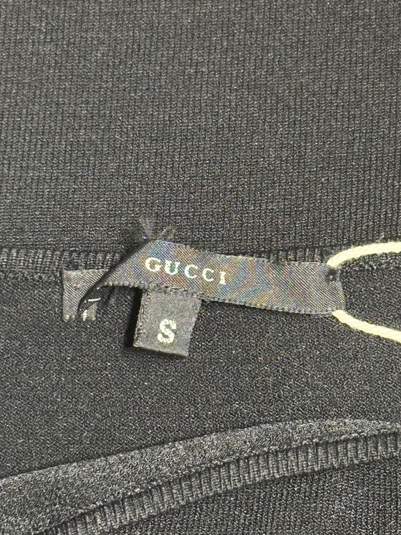 Gucci by Tom Ford S/S 1999 Black Boat-Neck Tank Top