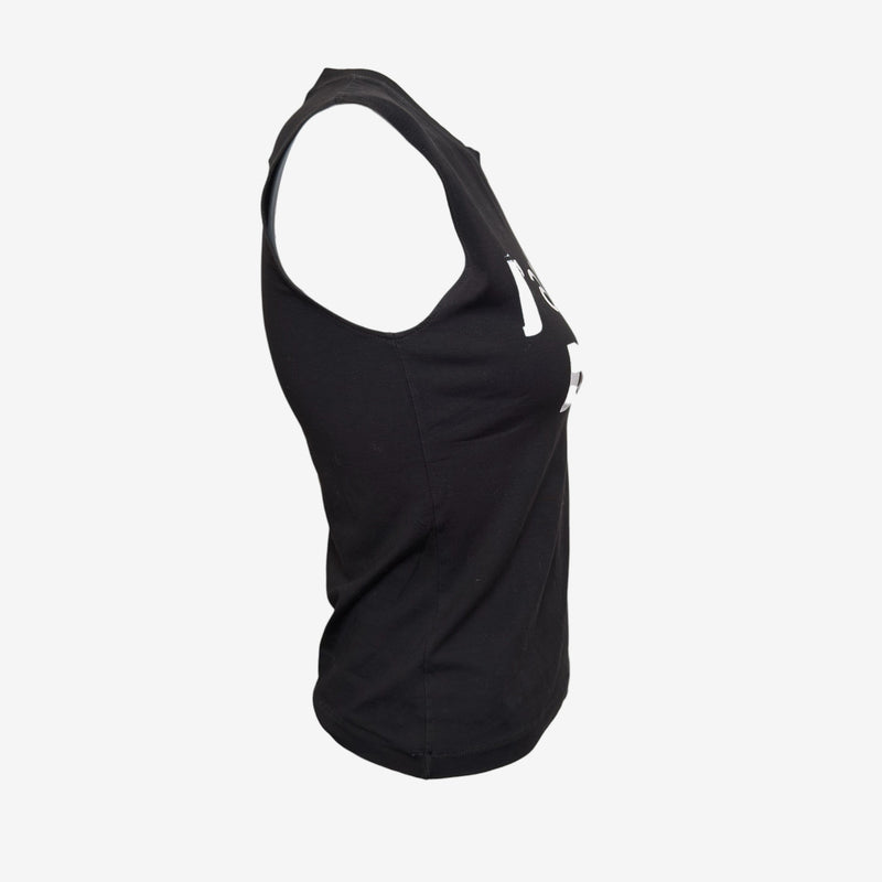 Christian Dior by John Galliano S/S 2003 Black J'Adore Dior Sleeveless Tank Top