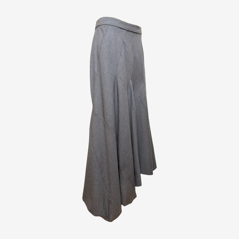 Vivienne Westwood F/W 2001 Grey Panelled Asymmetric Mermaid Skirt