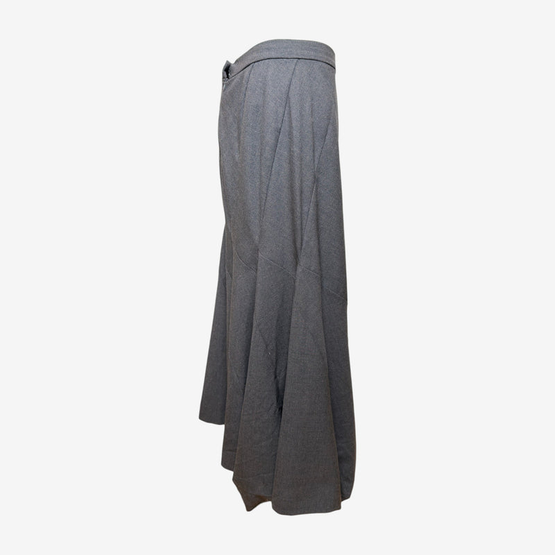 Vivienne Westwood F/W 2001 Grey Panelled Asymmetric Mermaid Skirt