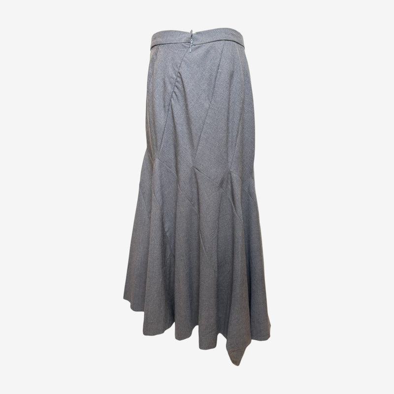 Vivienne Westwood F/W 2001 Grey Panelled Asymmetric Mermaid Skirt