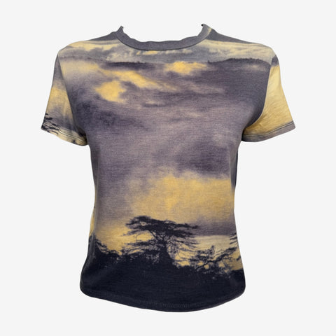 Alexander McQueen S/S 1997 Landscape Photo-Print T-Shirt
