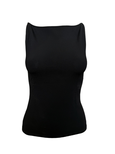 Gucci by Tom Ford S/S 1999 Black Boat-Neck Tank Top
