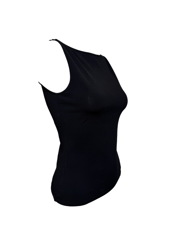 Gucci by Tom Ford S/S 1999 Black Boat-Neck Tank Top