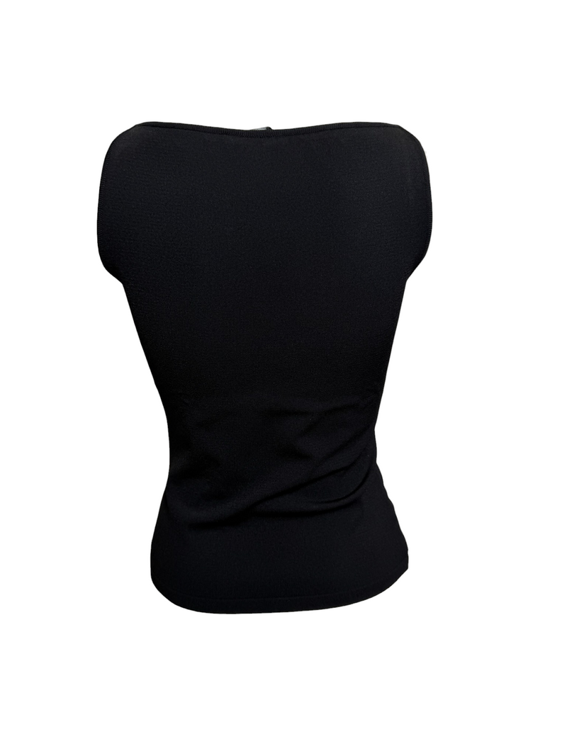 Gucci by Tom Ford S/S 1999 Black Boat-Neck Tank Top
