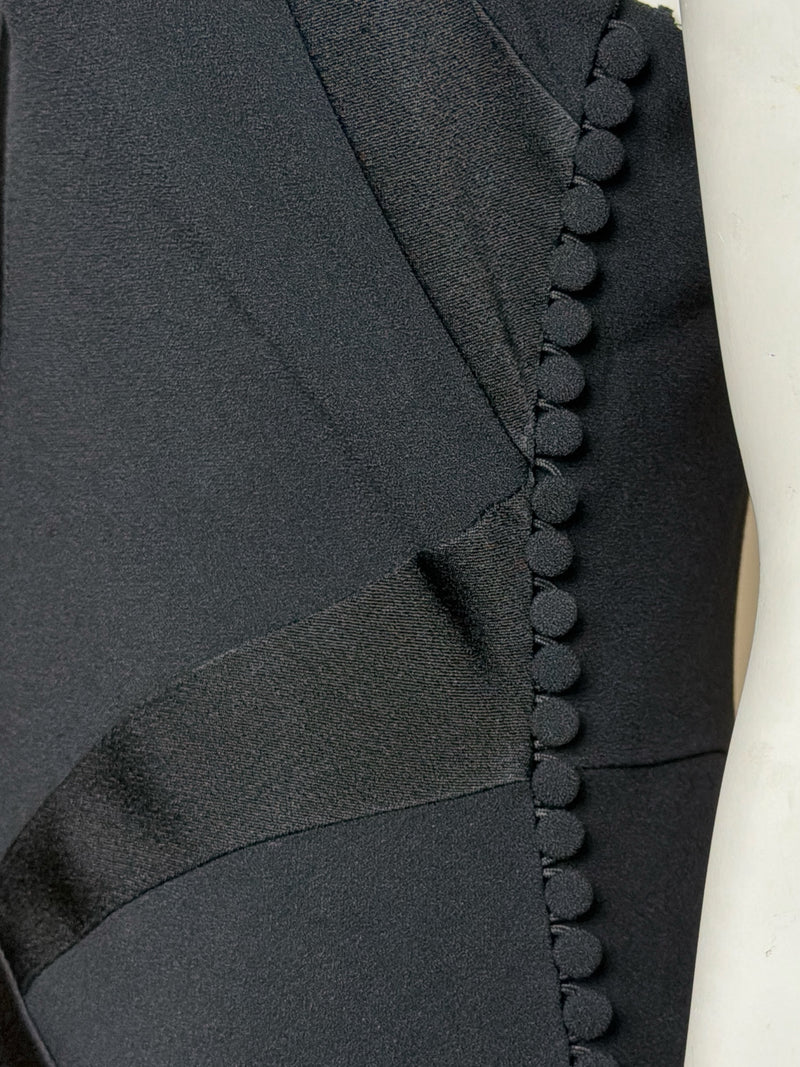 Black bias-cut evening gown by Christian Dior, John Galliano F/W 2004, back view
