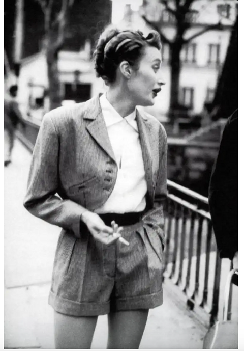 Alaïa S/S 1988 Black Cropped Notch-Lapel Blazer