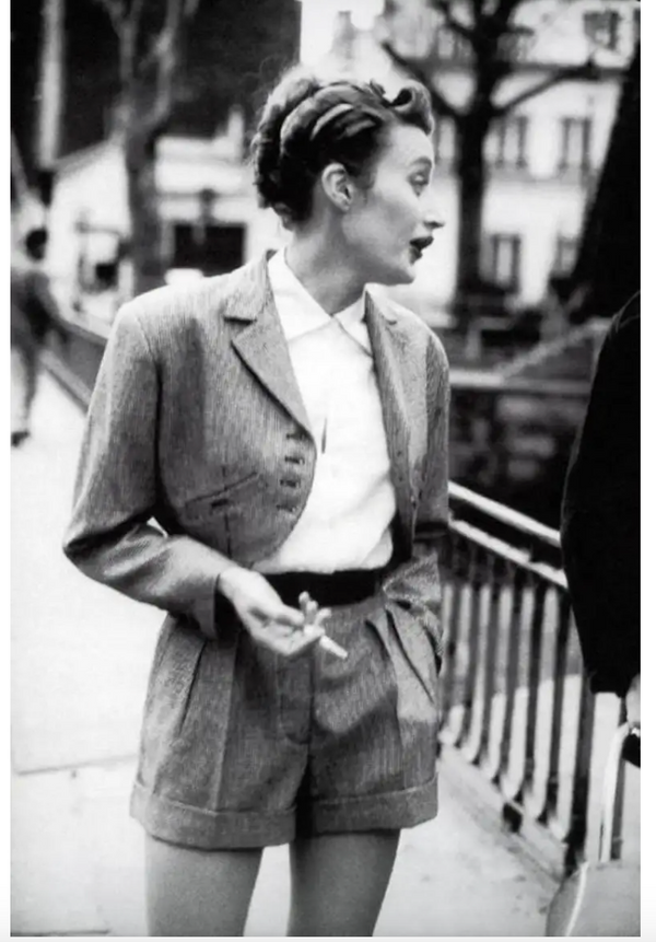 Alaïa S/S 1988 Black Cropped Notch-Lapel Blazer