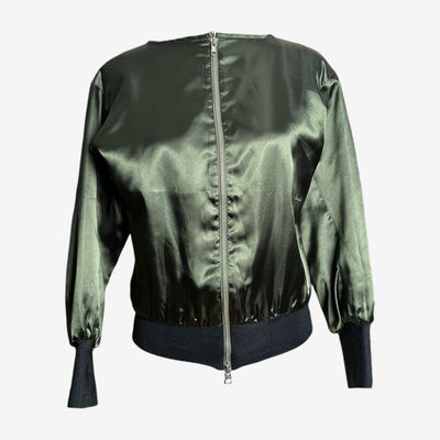 Yohji Yamamoto S/S 2002 Silk Military Bomber Jacket