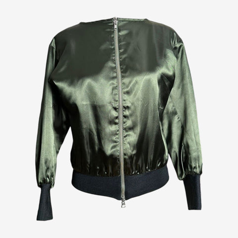Yohji Yamamoto S/S 2002 Silk Military Bomber Jacket