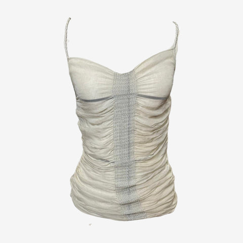 Dolce & Gabbana S/S 2003 Sheer Drape Top