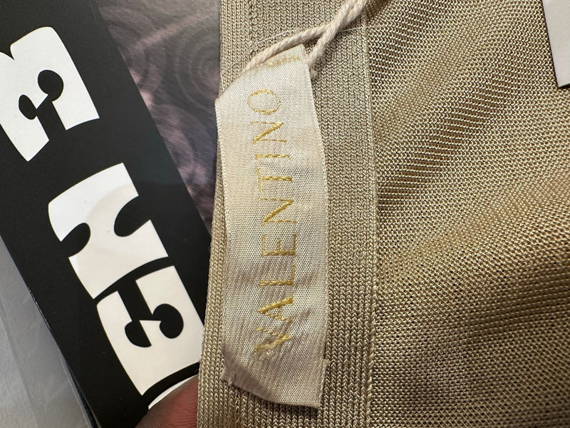 Valentino S/S 2006 skirt, detailed view of beaded floral embellishments