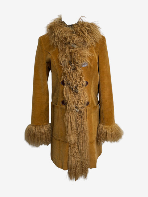 Dolce & Gabbana F/W 2002 Afghan Penny Lane Shearling Coat