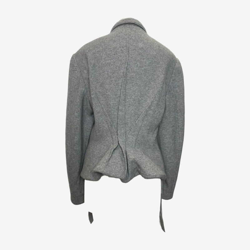 Haider Ackermann F/W 2014 blazer, back view showing cropped waist-length cut