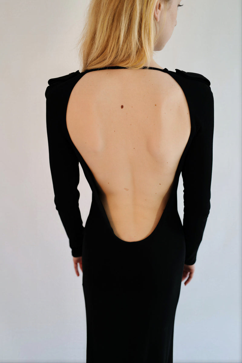 Tom Ford Gucci F/W 1996 Backless Evening Dress – Trévise Paris