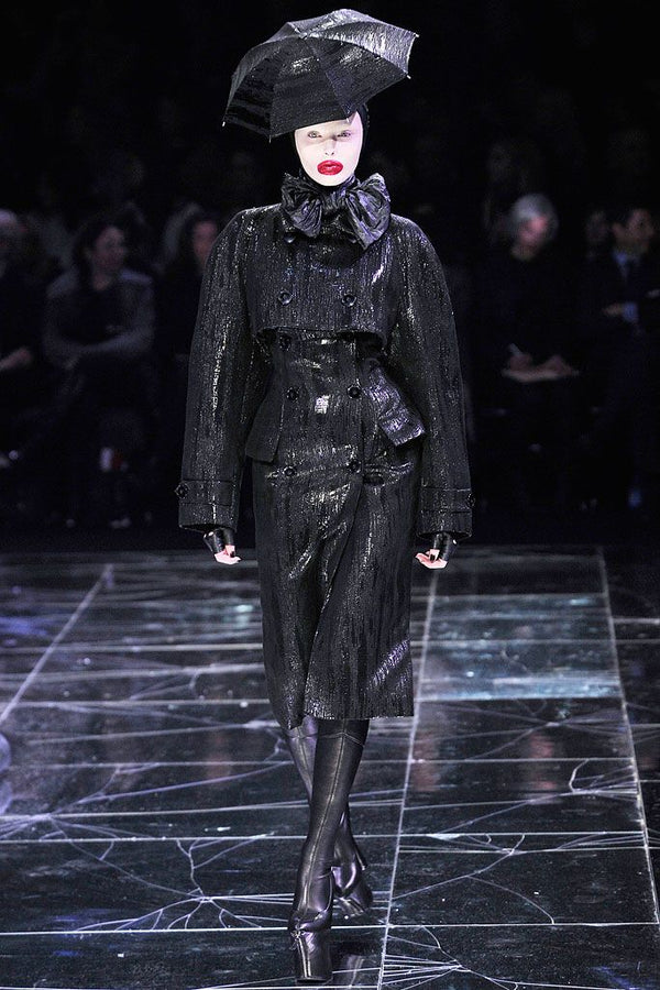 Alexander McQueen F/W 2009 The Horn of Plenty Metallic Lamé Dress